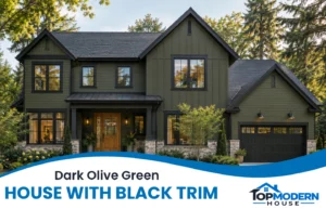 Dark Olive Green House With Black Trim: 17 Exterior Ideas That Get the Contrast Right