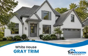 12 White House Gray Trim Ideas and How to Choose