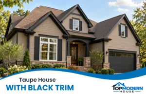 Taupe House With Black Trim: 12 Ideas & Color Tips