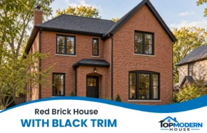 Red Brick House With Black Trim: 12 Ideas for a Balanced Look