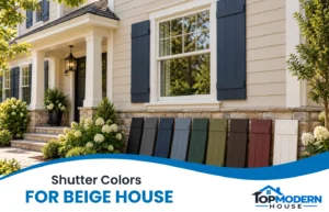 9 Shutter Colors for a Beige House and How to Choose