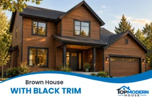 Brown House With Black Trim: 12 Balanced Exterior Ideas