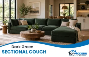 How to Choose a Dark Green Sectional Couch for Your Space