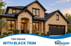 Tan House With Black Trim: 15 Ideas for a Warm, Balanced Exterior