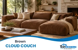 How to Choose a Brown Cloud Couch for Your Living Room