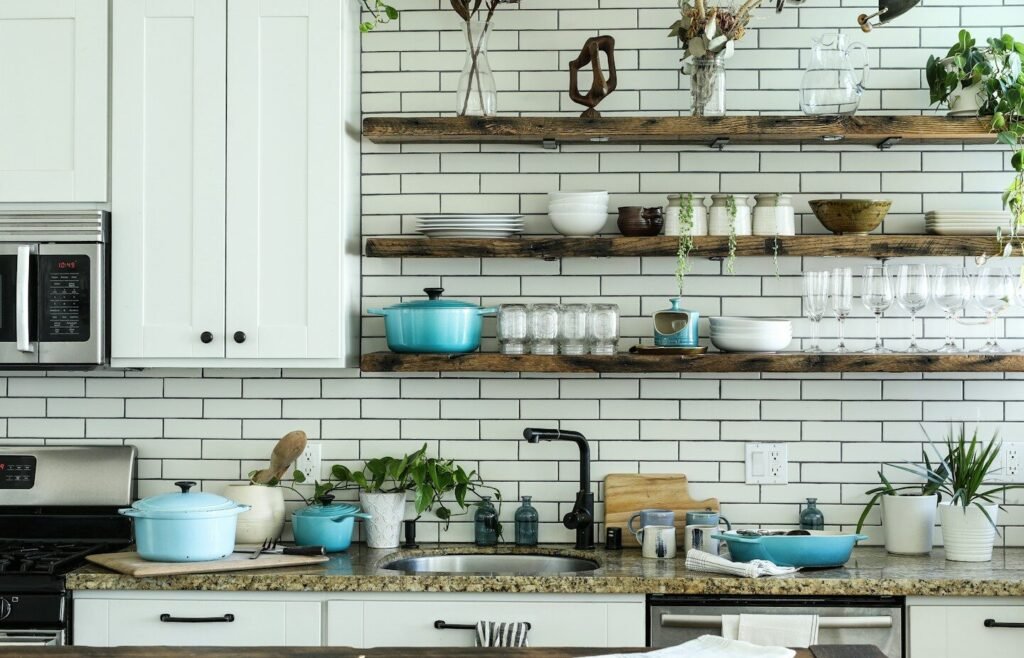 Open Shelving Kitchen Ideas for a Brighter, More Practical Kitchen